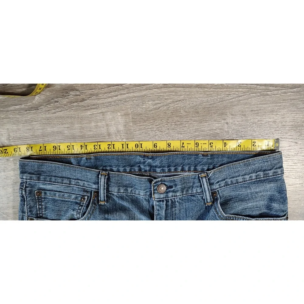 Levis 527 Jeans Mens 38x32 Bootcut Blue Denim Cowboy Western Cotton Red‎ Tab